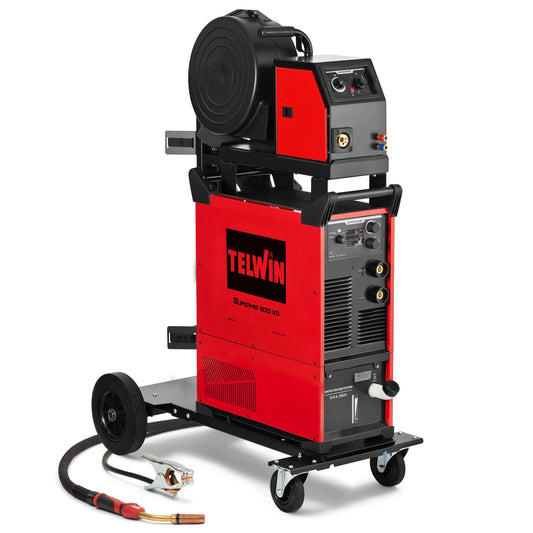 TELWIN - SUPERMIG 600i XD PACK AQUA + CARRELLO - 400V TRIFASE